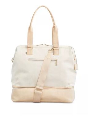 BEIS The Convertible Mini Weekender in Beige